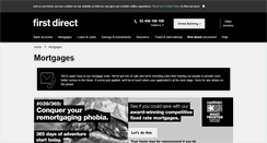 Desktop Screenshot of mortgages.firstdirect.com