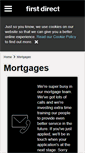 Mobile Screenshot of mortgages.firstdirect.com