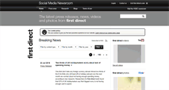 Desktop Screenshot of newsroom.firstdirect.com